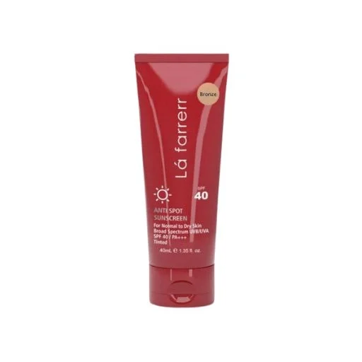 کرم ضد آفتاب و ضد لک SPF 40 لافارر مناسب پوست خشک و معمولی – رنگ برنز